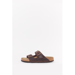 BIRKENSTOCK HABANA ARIZONA NARROW SOFT FOOTBED OILED LEATHER SANDALS